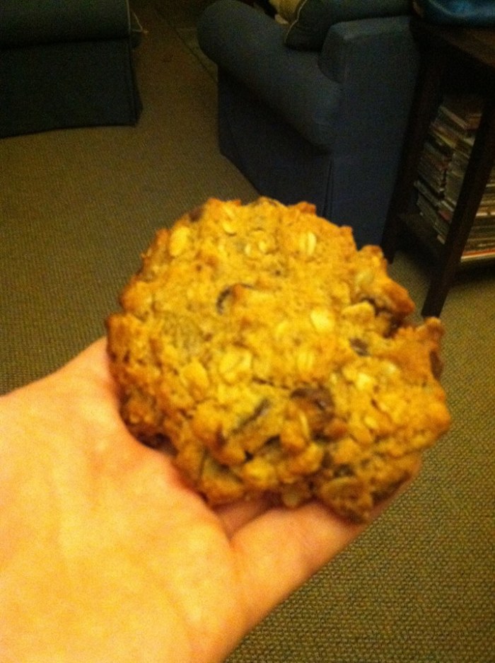 Recipe: Oatmeal Chocolate Chip Power Cookie (GF, Paleo and Vegan friendly)